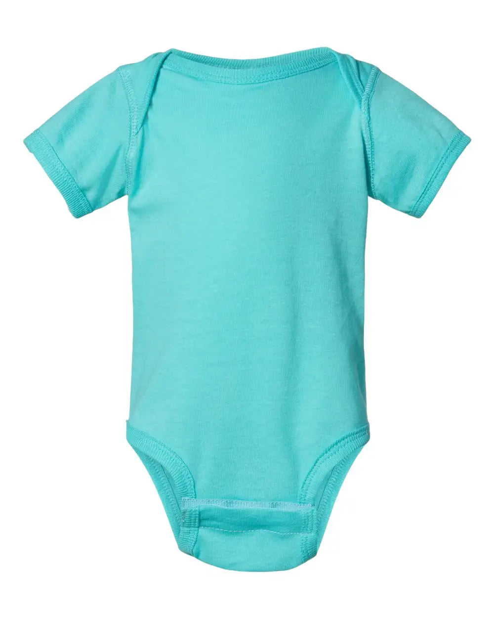 Rabbit Skins 4424 Infant Fine Jersey Bodysuit - Caribbean - Marlin Teal / Nb