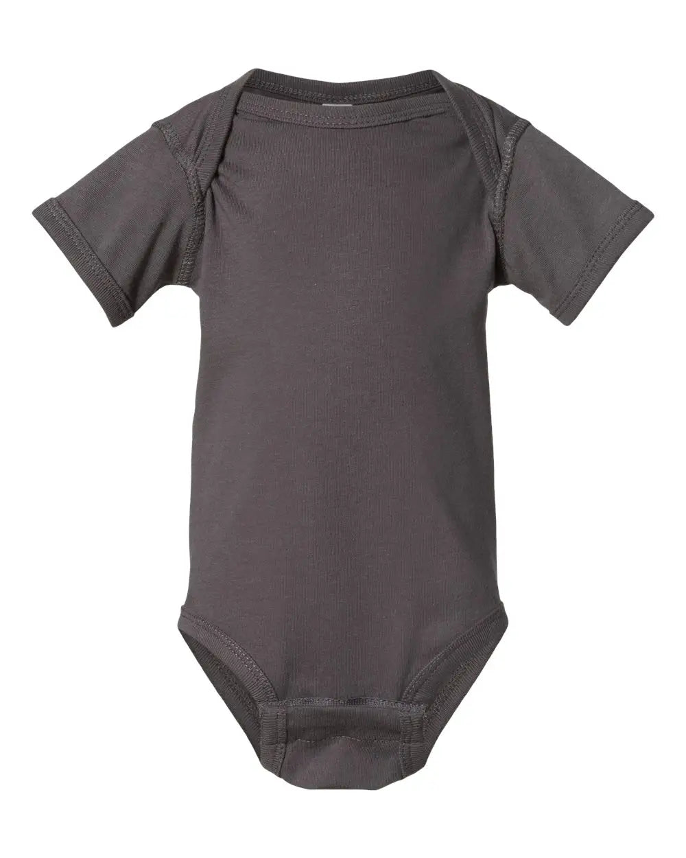 Rabbit Skins 4424 Infant Fine Jersey Bodysuit - Charcoal
