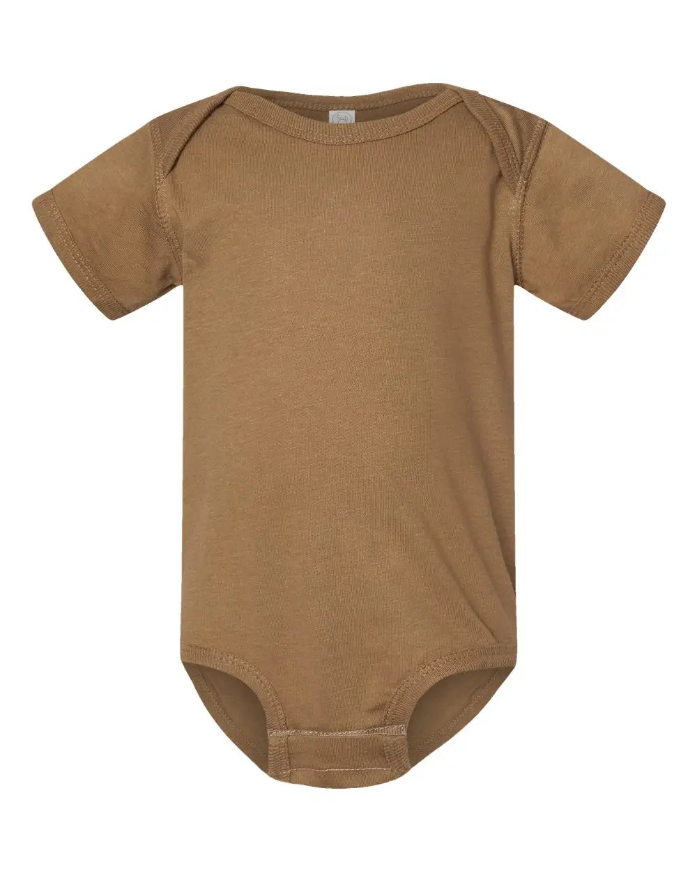 Rabbit Skins 4424 Infant Fine Jersey Bodysuit - Coyote Brown
