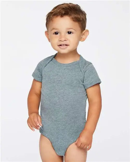 Rabbit Skins 4424 Infant Fine Jersey Bodysuit - Ice Blackout