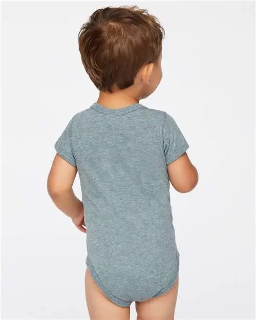 Rabbit Skins 4424 Infant Fine Jersey Bodysuit - Ice Blackout
