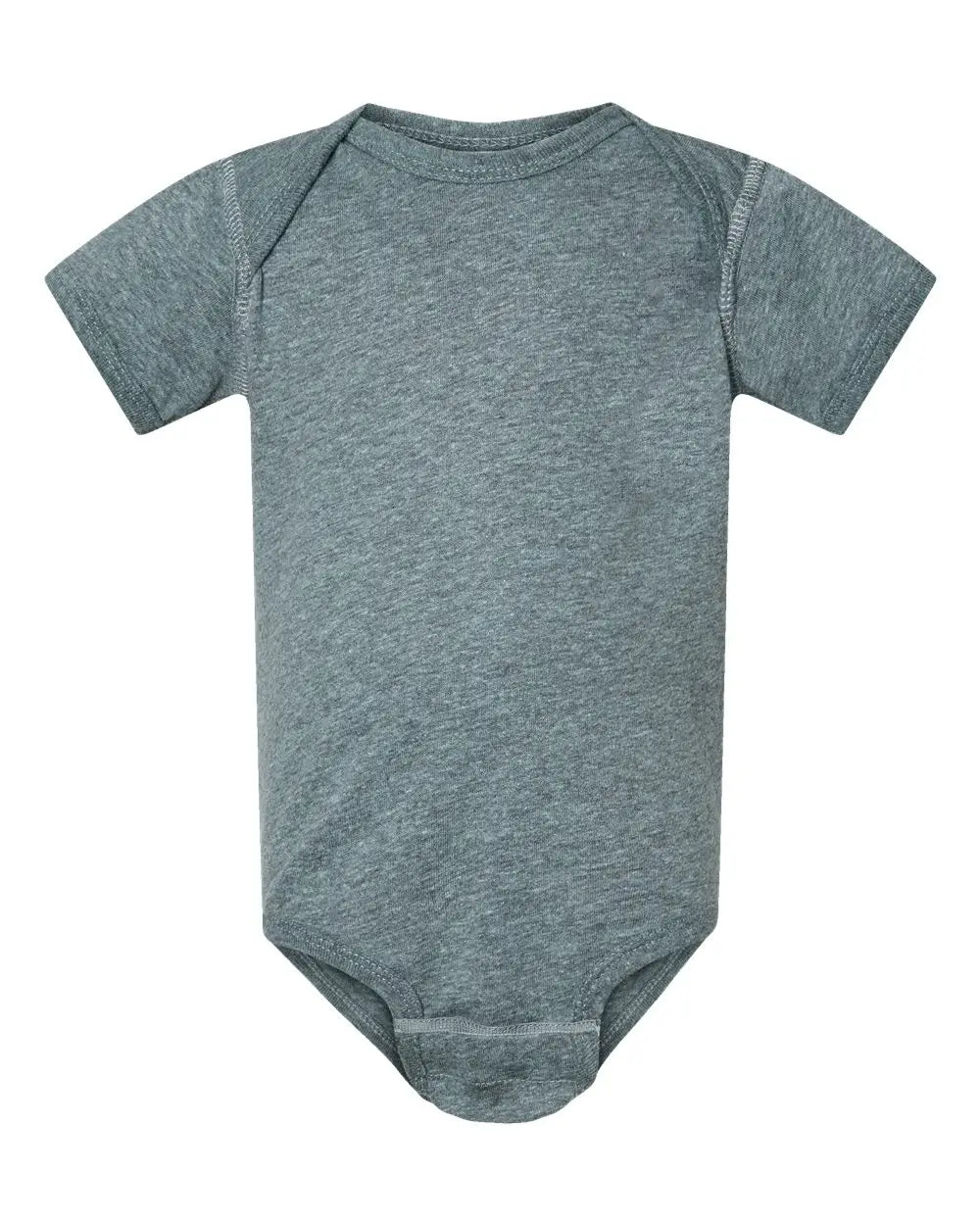 Rabbit Skins 4424 Infant Fine Jersey Bodysuit - Ice Blackout - Nb