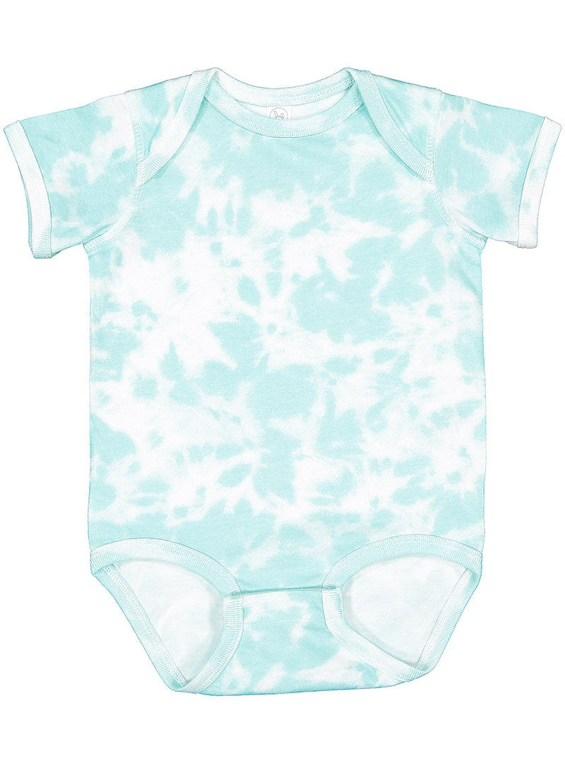 Rabbit Skins 4424 Infant Fine Jersey Bodysuit - Island Tie Dye
