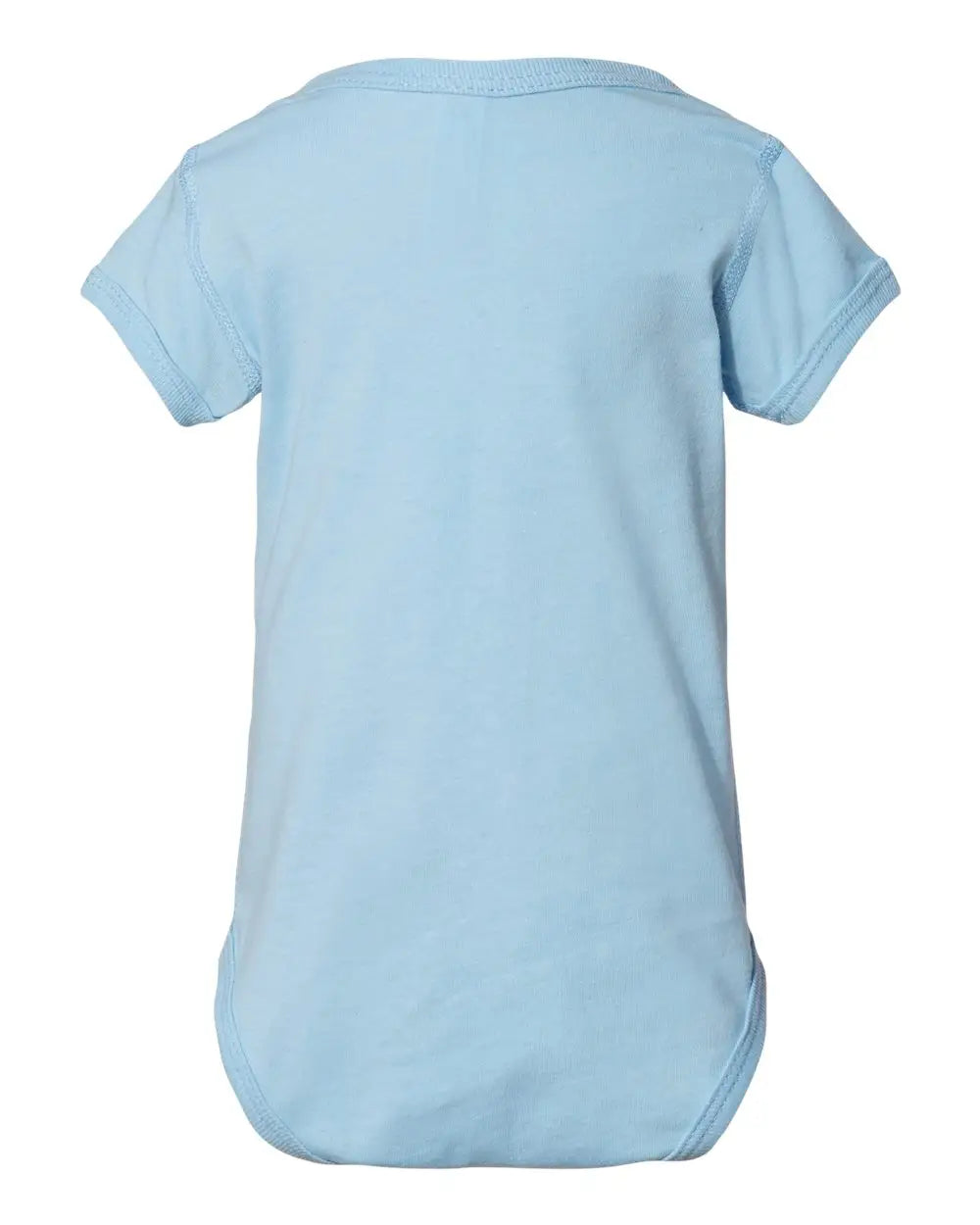 Rabbit Skins 4424 Infant Fine Jersey Bodysuit - Light Blue