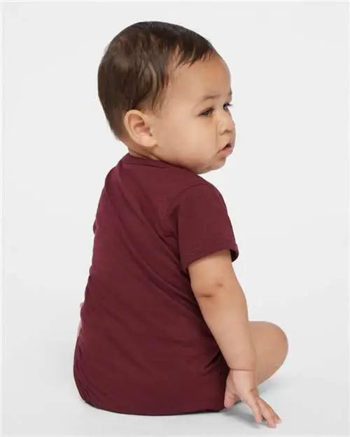 Rabbit Skins 4424 Infant Fine Jersey Bodysuit - Maroon