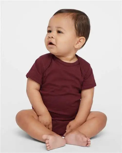 Rabbit Skins 4424 Infant Fine Jersey Bodysuit - Maroon
