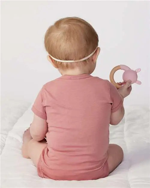 Rabbit Skins 4424 Infant Fine Jersey Bodysuit - Mauvelous