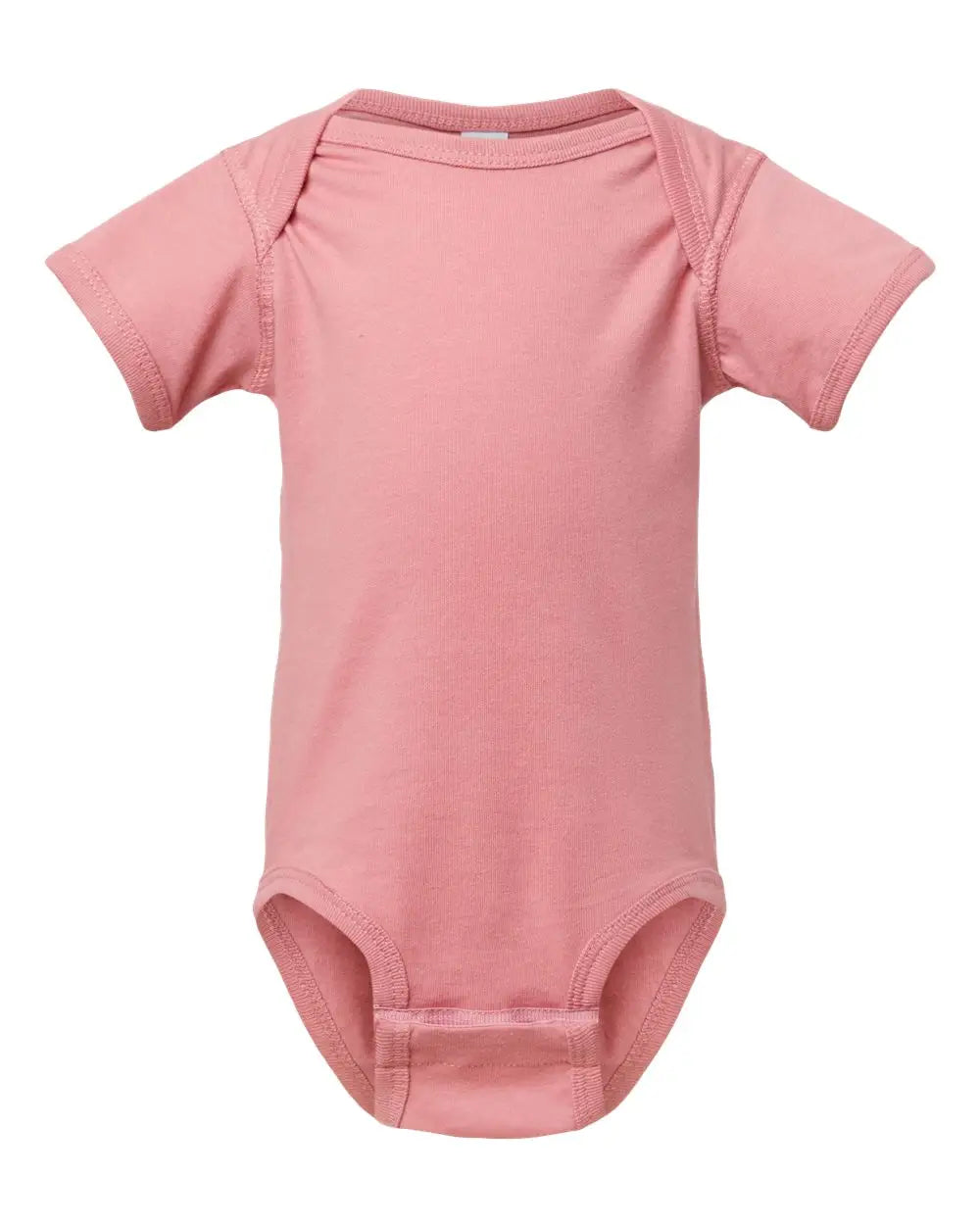 Rabbit Skins 4424 Infant Fine Jersey Bodysuit - Mauvelous - Pink / Nb