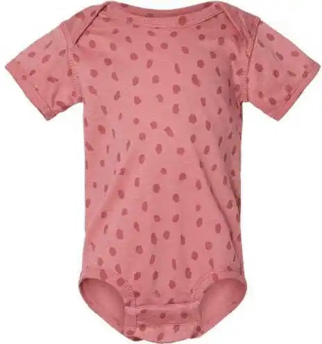 Rabbit Skins 4424 Infant Fine Jersey Bodysuit - Mauvelous Spot
