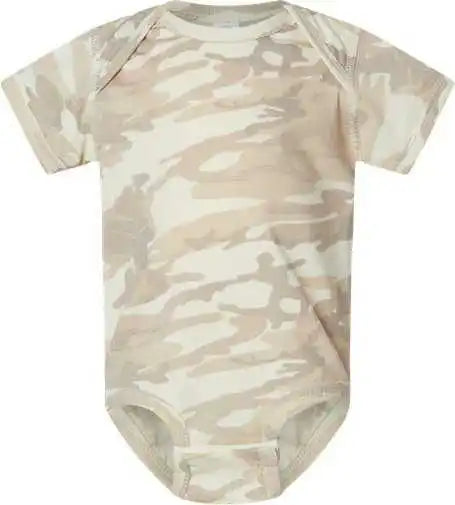 Rabbit Skins 4424 Infant Fine Jersey Bodysuit - Natural Camo