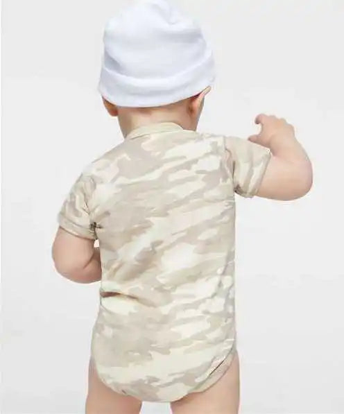 Rabbit Skins 4424 Infant Fine Jersey Bodysuit - Natural Camo