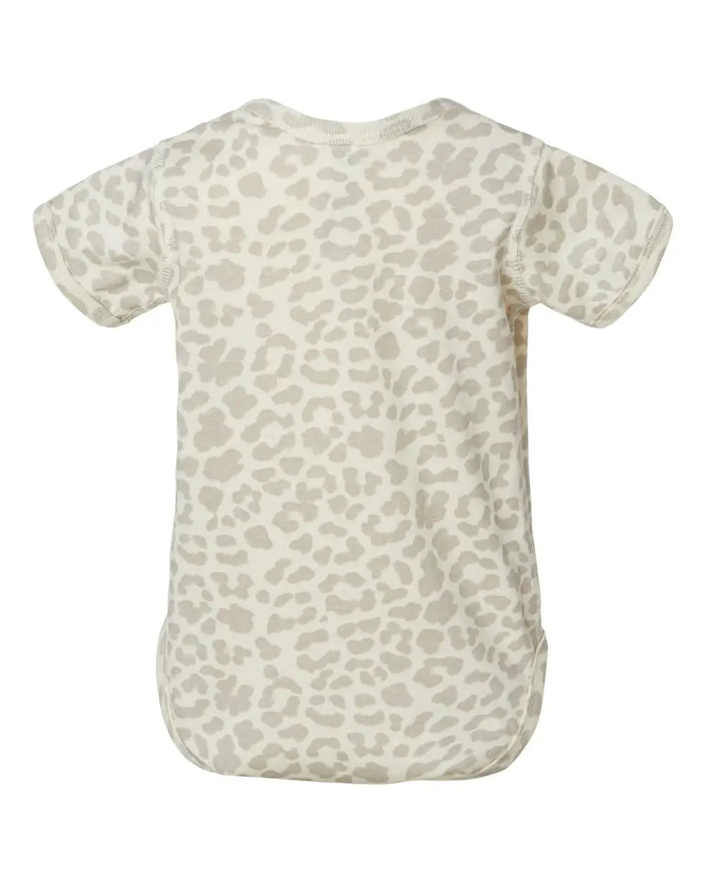 Rabbit Skins 4424 Infant Fine Jersey Bodysuit - Natural Leopard