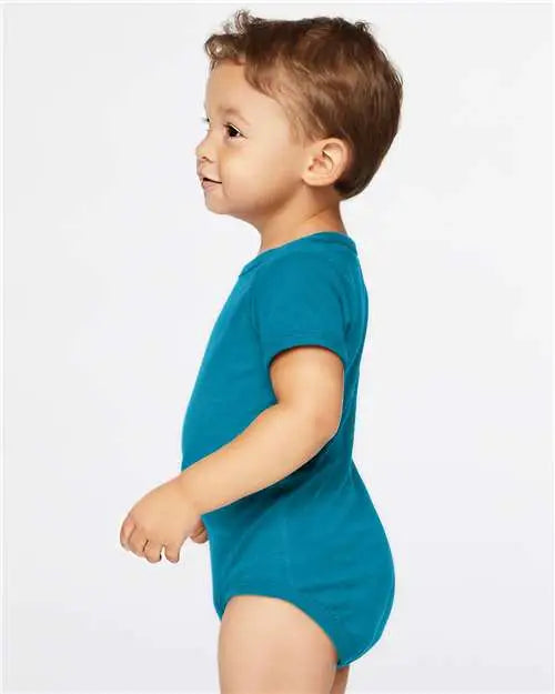 Rabbit Skins 4424 Infant Fine Jersey Bodysuit - Oceanside
