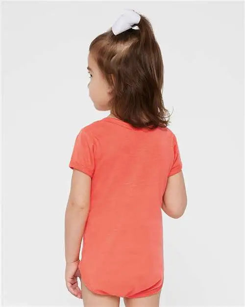 Rabbit Skins 4424 Infant Fine Jersey Bodysuit - Papaya