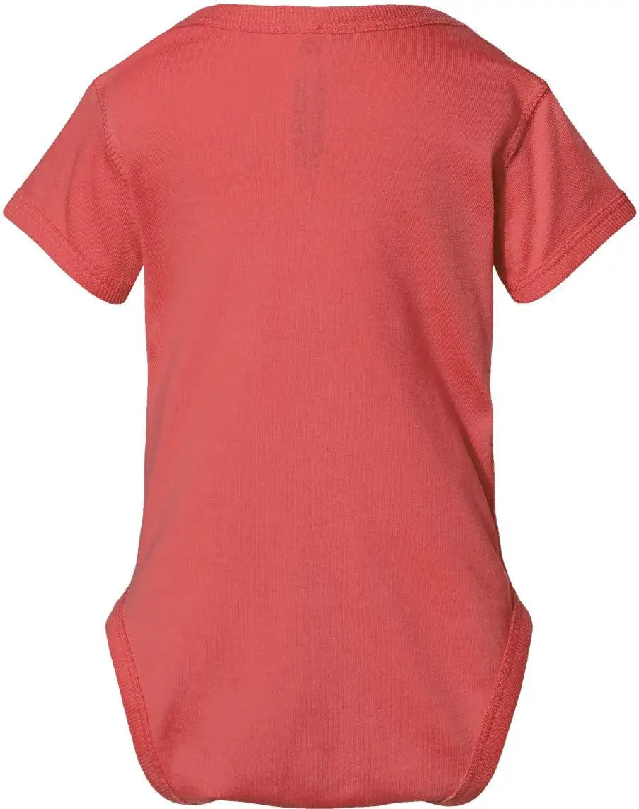 Rabbit Skins 4424 Infant Fine Jersey Bodysuit - Passionfruit - Nb