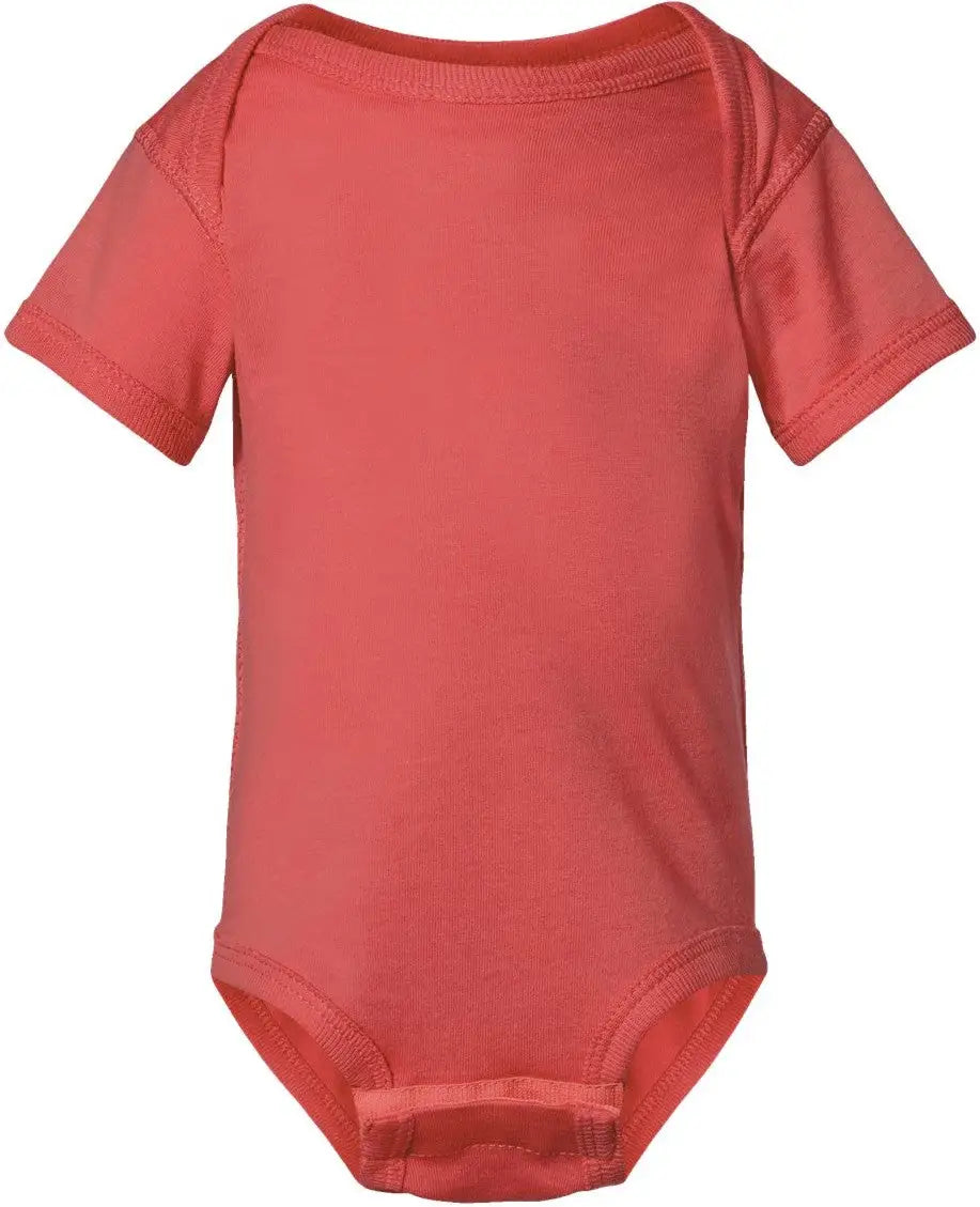 Rabbit Skins 4424 Infant Fine Jersey Bodysuit - Passionfruit - Nb