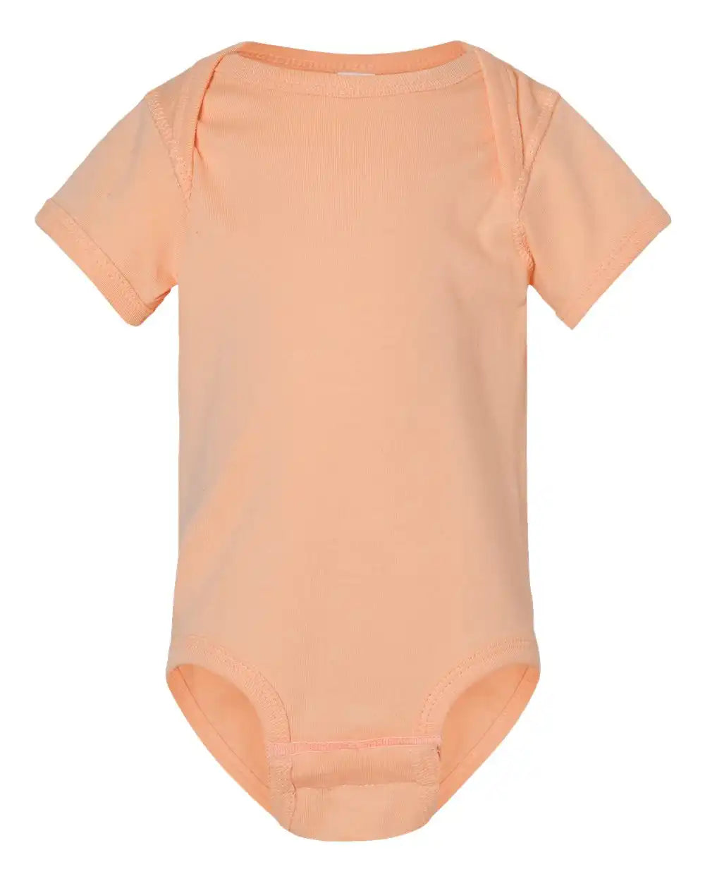 Rabbit Skins 4424 Infant Fine Jersey Bodysuit - Peachy - Nb