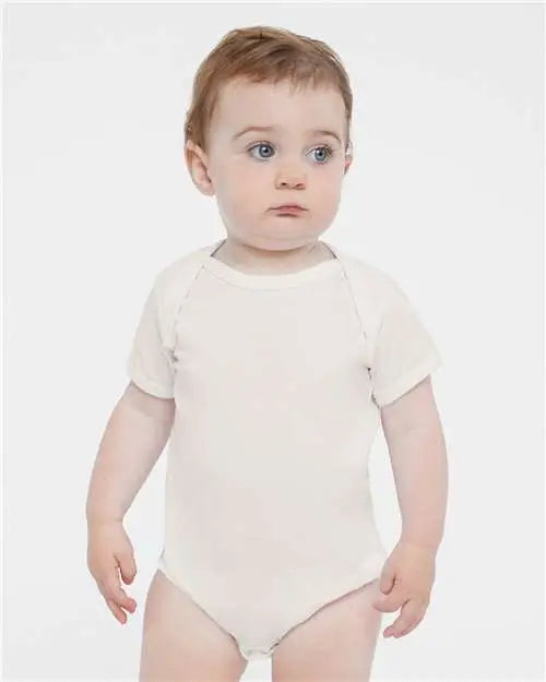 Rabbit Skins 4424 Infant Fine Jersey Bodysuit - Porcelain