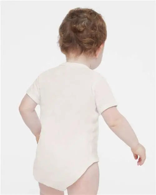 Rabbit Skins 4424 Infant Fine Jersey Bodysuit - Porcelain