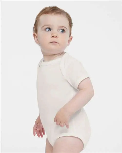 Rabbit Skins 4424 Infant Fine Jersey Bodysuit - Porcelain