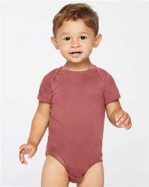 Rabbit Skins 4424 Infant Fine Jersey Bodysuit - Rouge