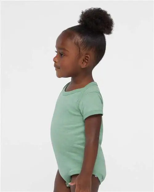 Rabbit Skins 4424 Infant Fine Jersey Bodysuit - Saltwater