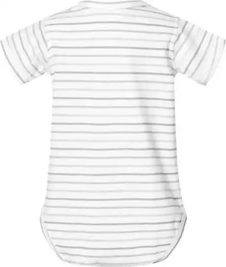 Rabbit Skins 4424 Infant Fine Jersey Bodysuit - Shadow Stripe