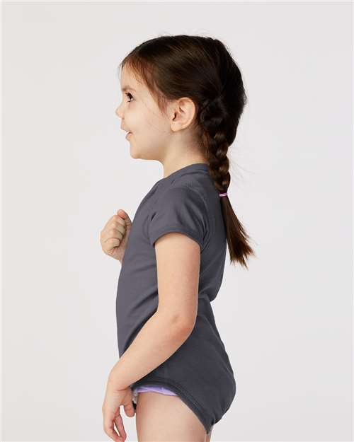 Rabbit Skins 4424 Infant Fine Jersey Bodysuit - Slate