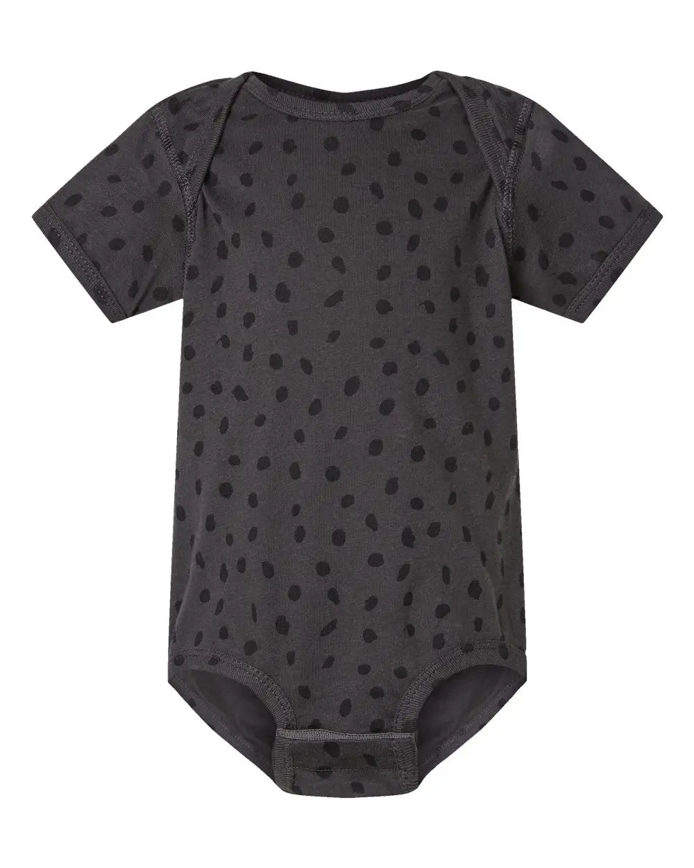 Rabbit Skins 4424 Infant Fine Jersey Bodysuit - Slate Spot - Dark Gray / Nb