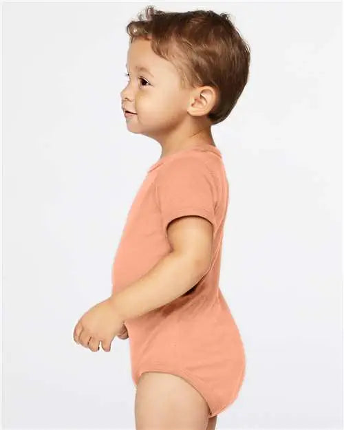 Rabbit Skins 4424 Infant Fine Jersey Bodysuit - Sunset