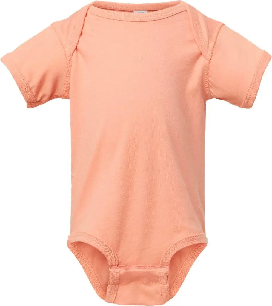 Rabbit Skins 4424 Infant Fine Jersey Bodysuit - Sunset - Orange / Nb