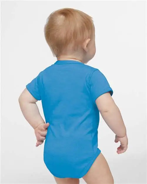 Rabbit Skins 4424 Infant Fine Jersey Bodysuit - Tradewind