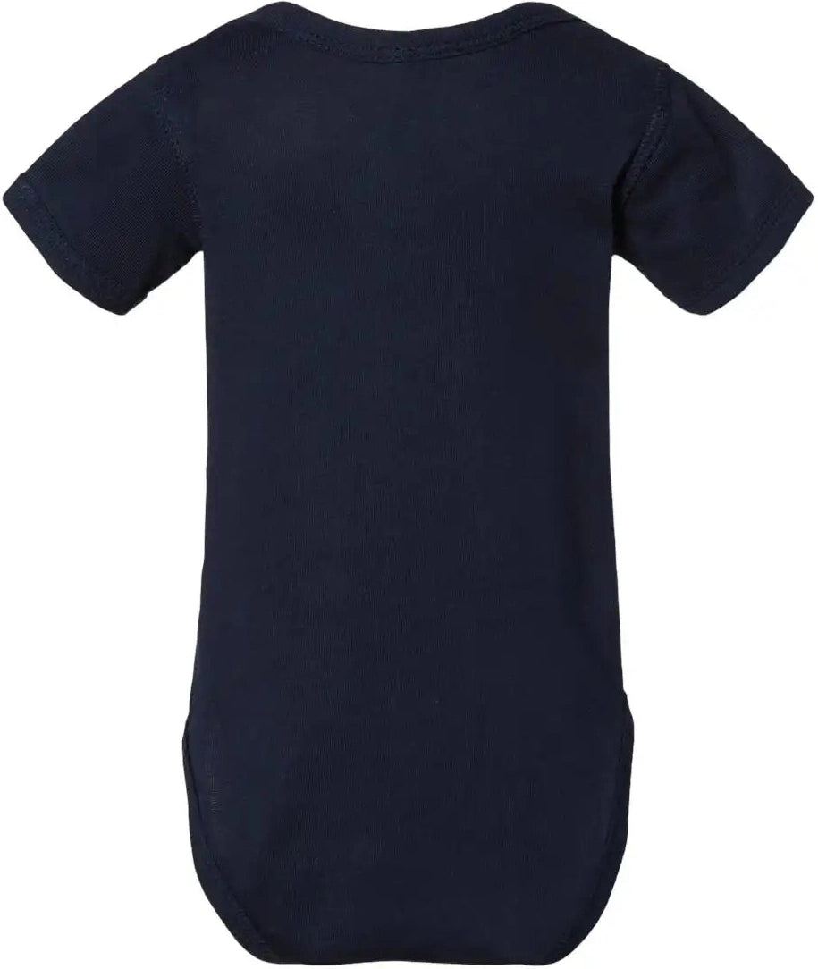 Rabbit Skins 4424 Infant Fine Jersey Bodysuit - Vintage Navy - Nb