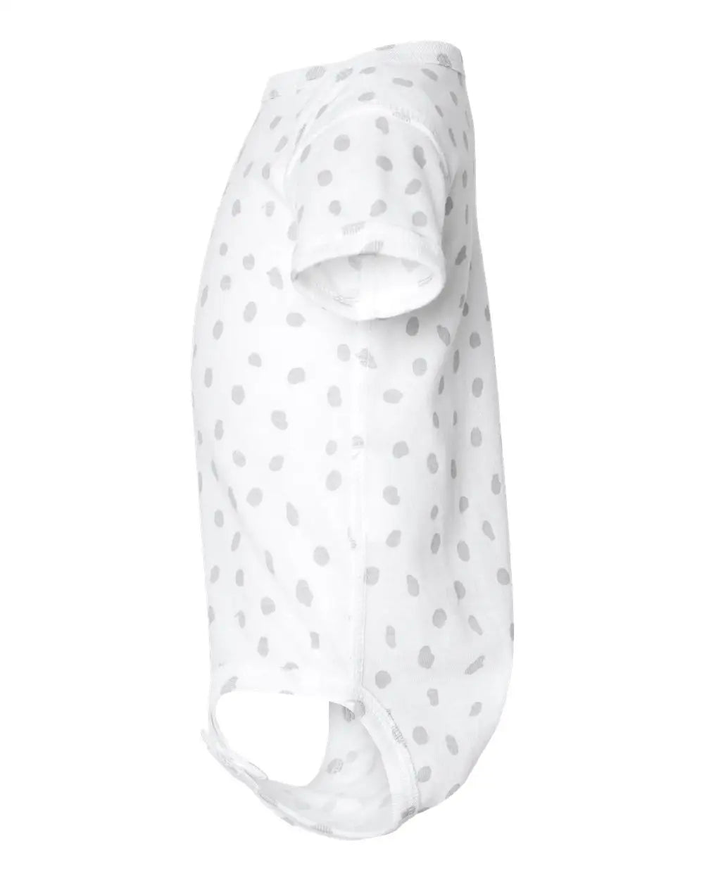 Rabbit Skins 4424 Infant Fine Jersey Bodysuit - White Spot