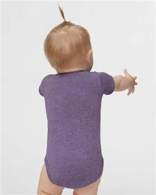 Rabbit Skins 4424 Infant Fine Jersey Bodysuit - Wisteria Blackout