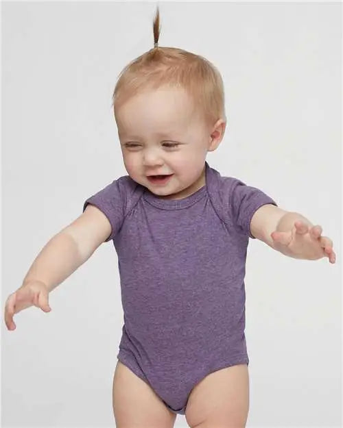 Rabbit Skins 4424 Infant Fine Jersey Bodysuit - Wisteria Blackout