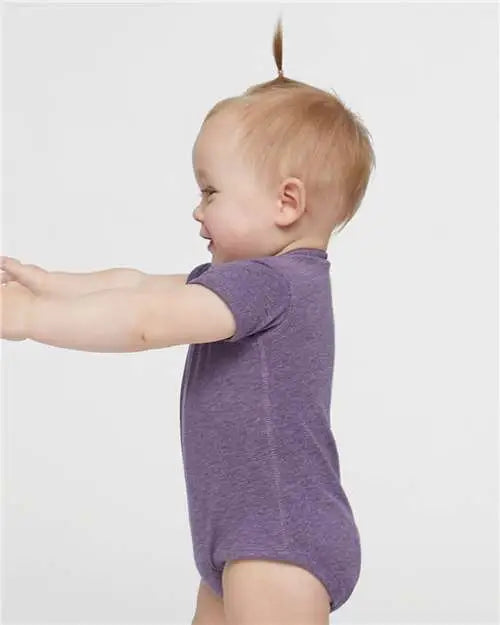Rabbit Skins 4424 Infant Fine Jersey Bodysuit - Wisteria Blackout