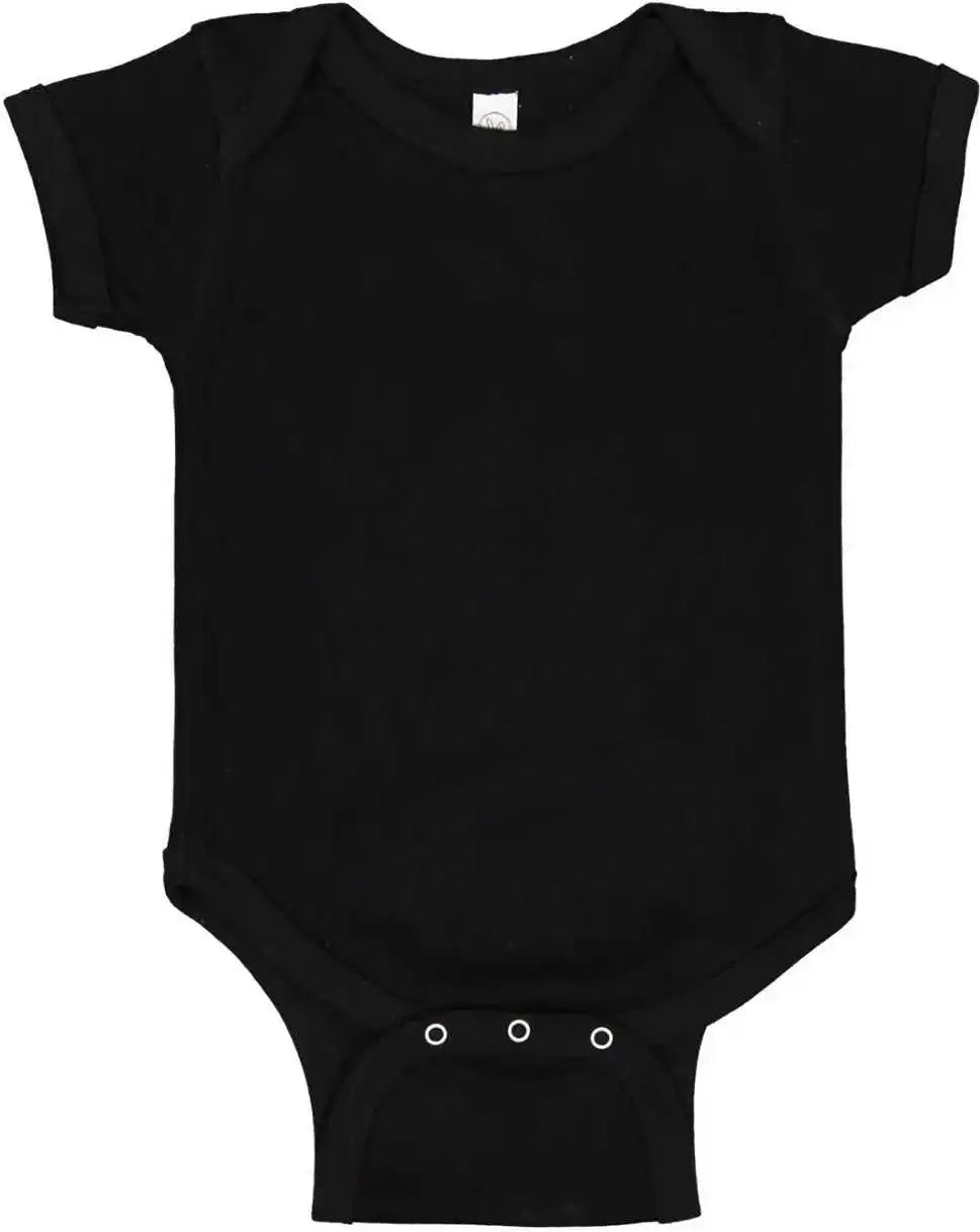 Rabbit Skins 4424 Infant Vintage Fine Jersey Bodysuit Black