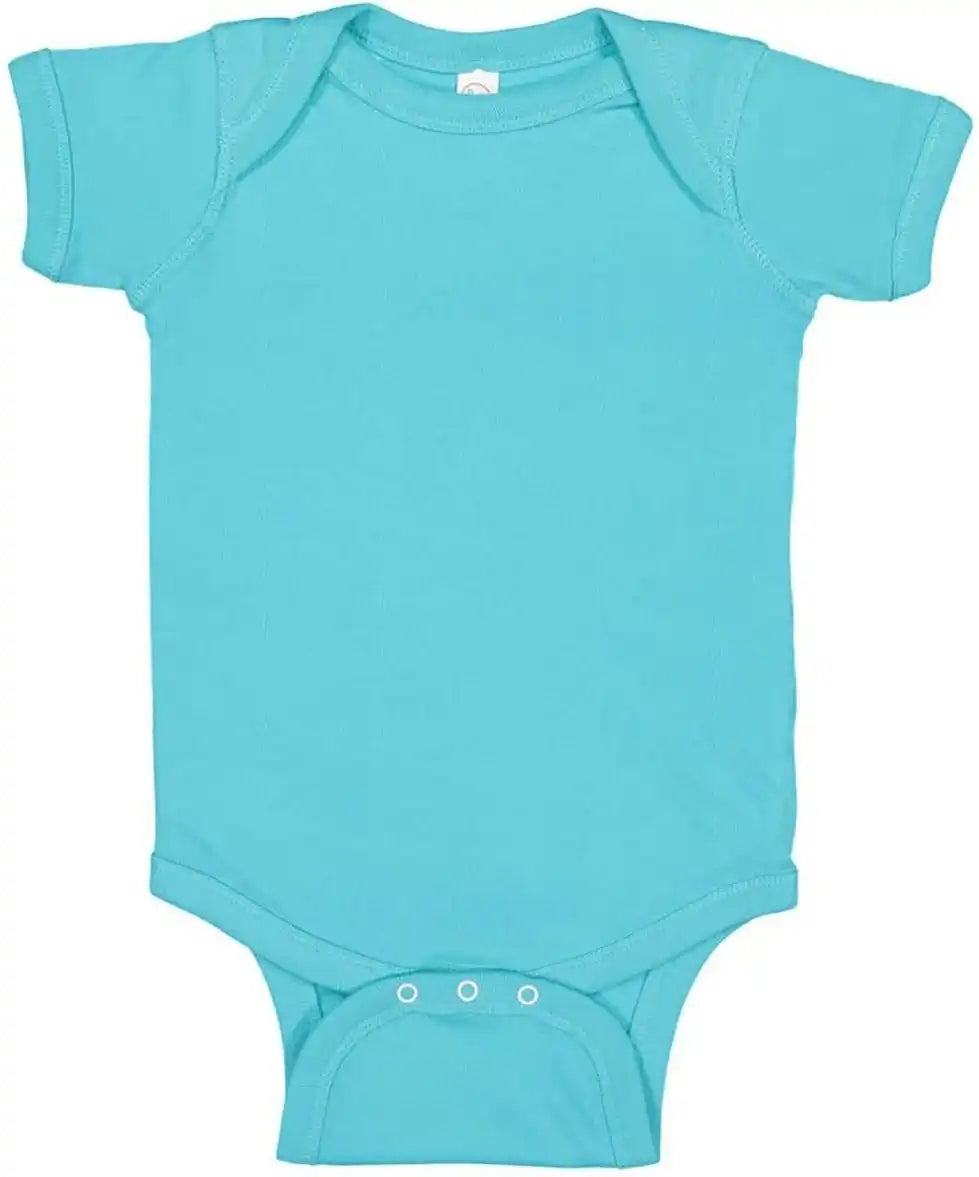 Rabbit Skins 4424 Infant Vintage Fine Jersey Bodysuit Caribbean
