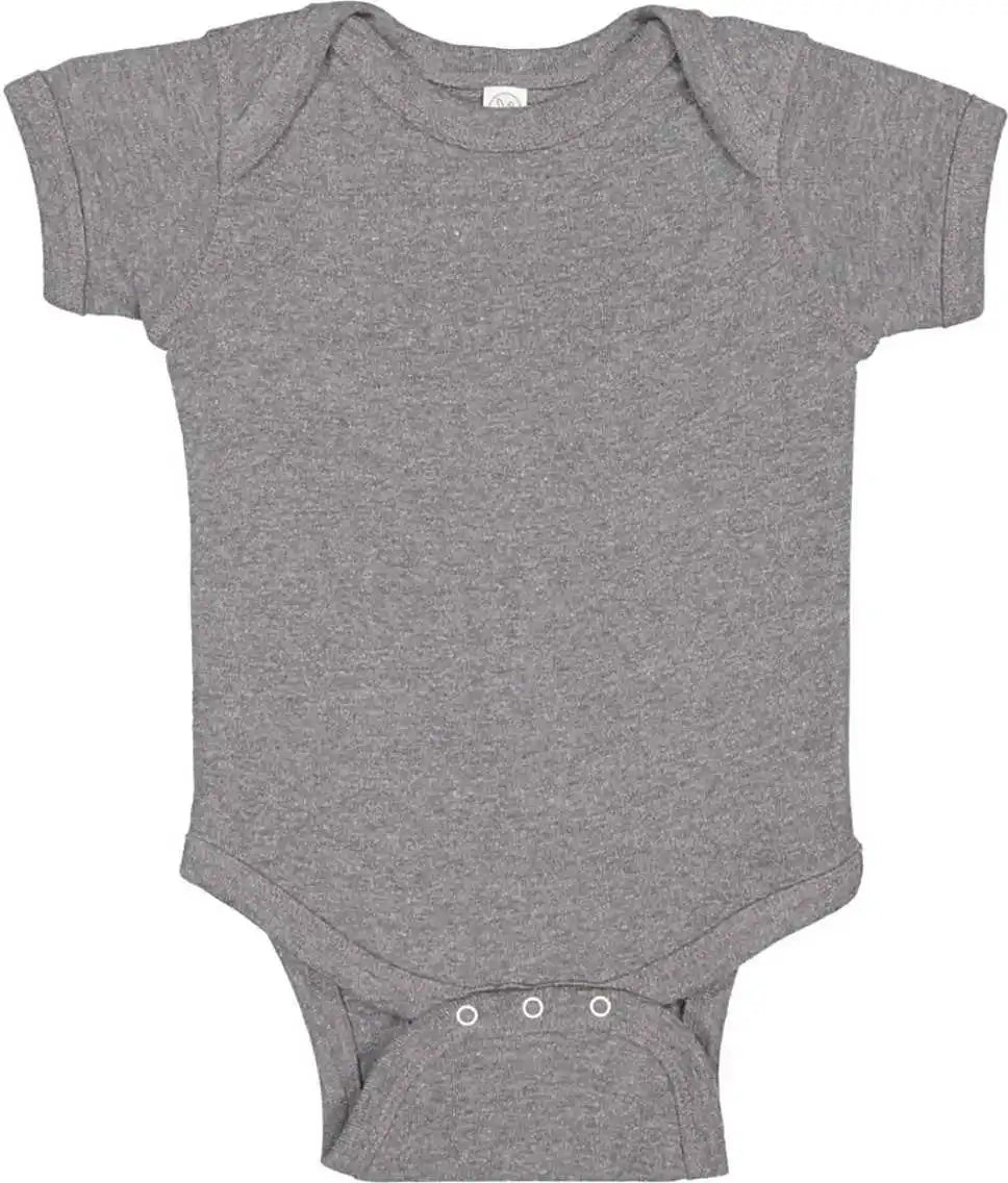 Rabbit Skins 4424 Infant Vintage Fine Jersey Bodysuit - Granite Heather
