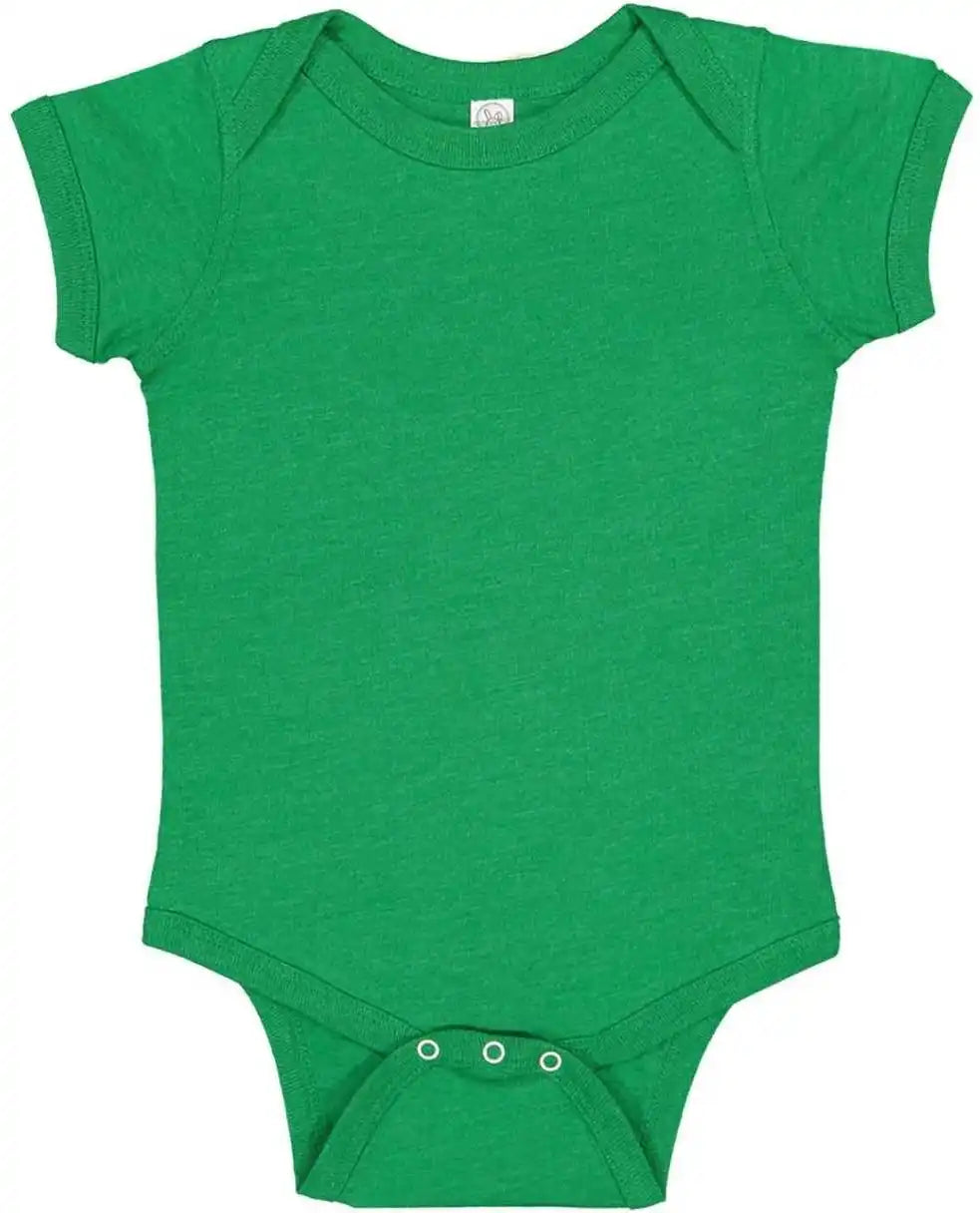 Rabbit Skins 4424 Infant Vintage Fine Jersey Bodysuit - Green