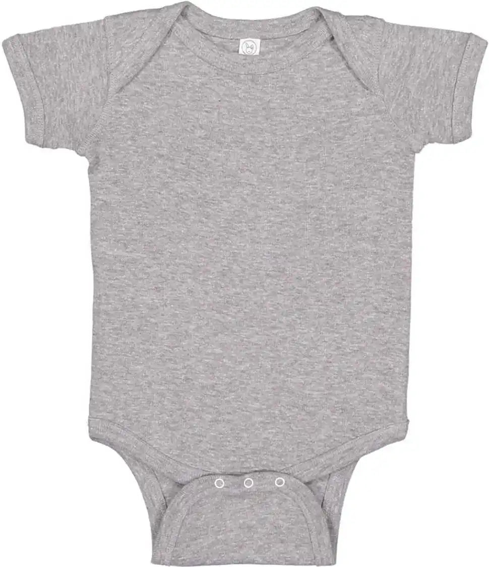 Rabbit Skins 4424 Infant Vintage Fine Jersey Bodysuit - Heather