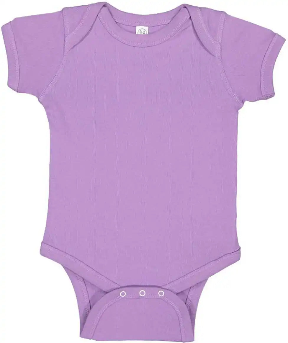 Rabbit Skins 4424 Infant Vintage Fine Jersey Bodysuit Lavender
