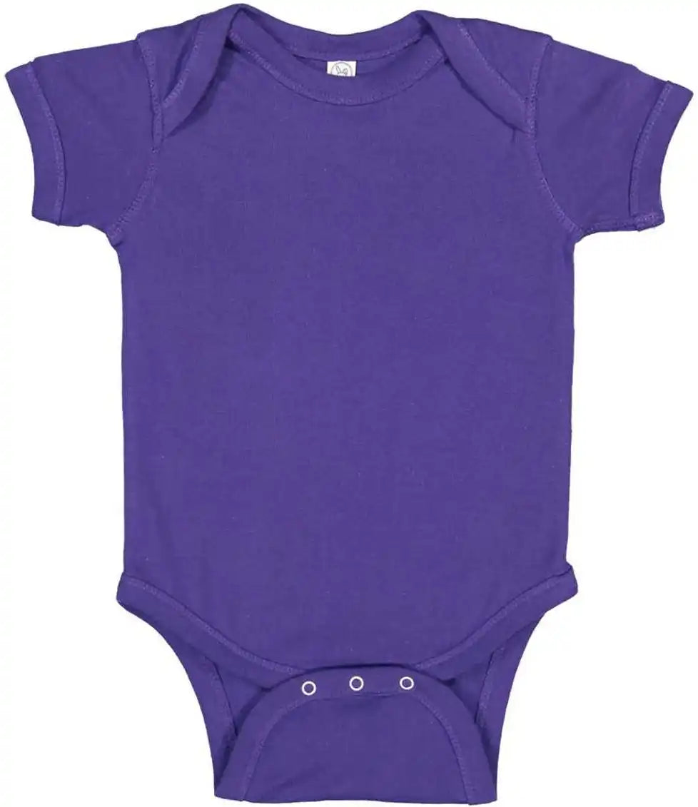 Rabbit Skins 4424 Infant Vintage Fine Jersey Bodysuit Purple