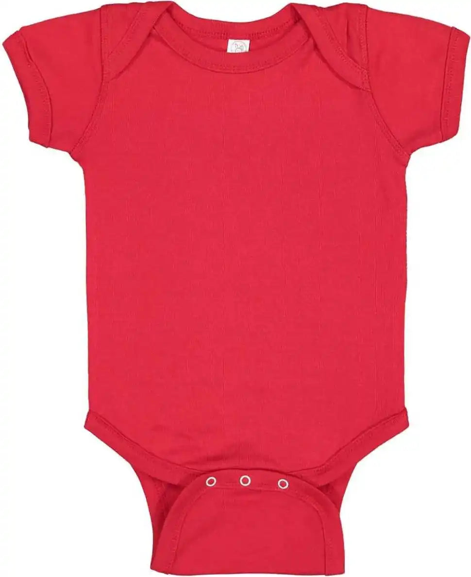 Rabbit Skins 4424 Infant Vintage Fine Jersey Bodysuit Red