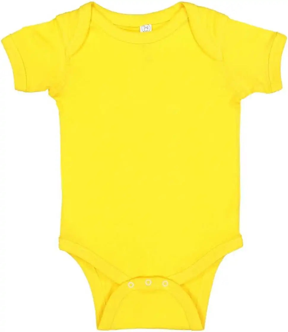 Rabbit Skins 4424 Infant Vintage Fine Jersey Bodysuit - Yellow