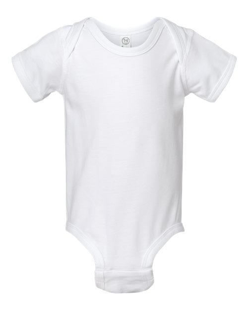 Rabbit Skins 4425 Infant Bamboo Bodysuit - White