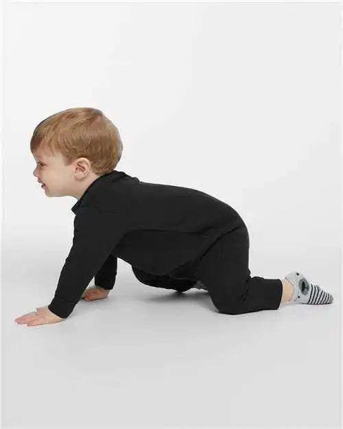 Rabbit Skins 4447 Infant Fleece One-piece - Black