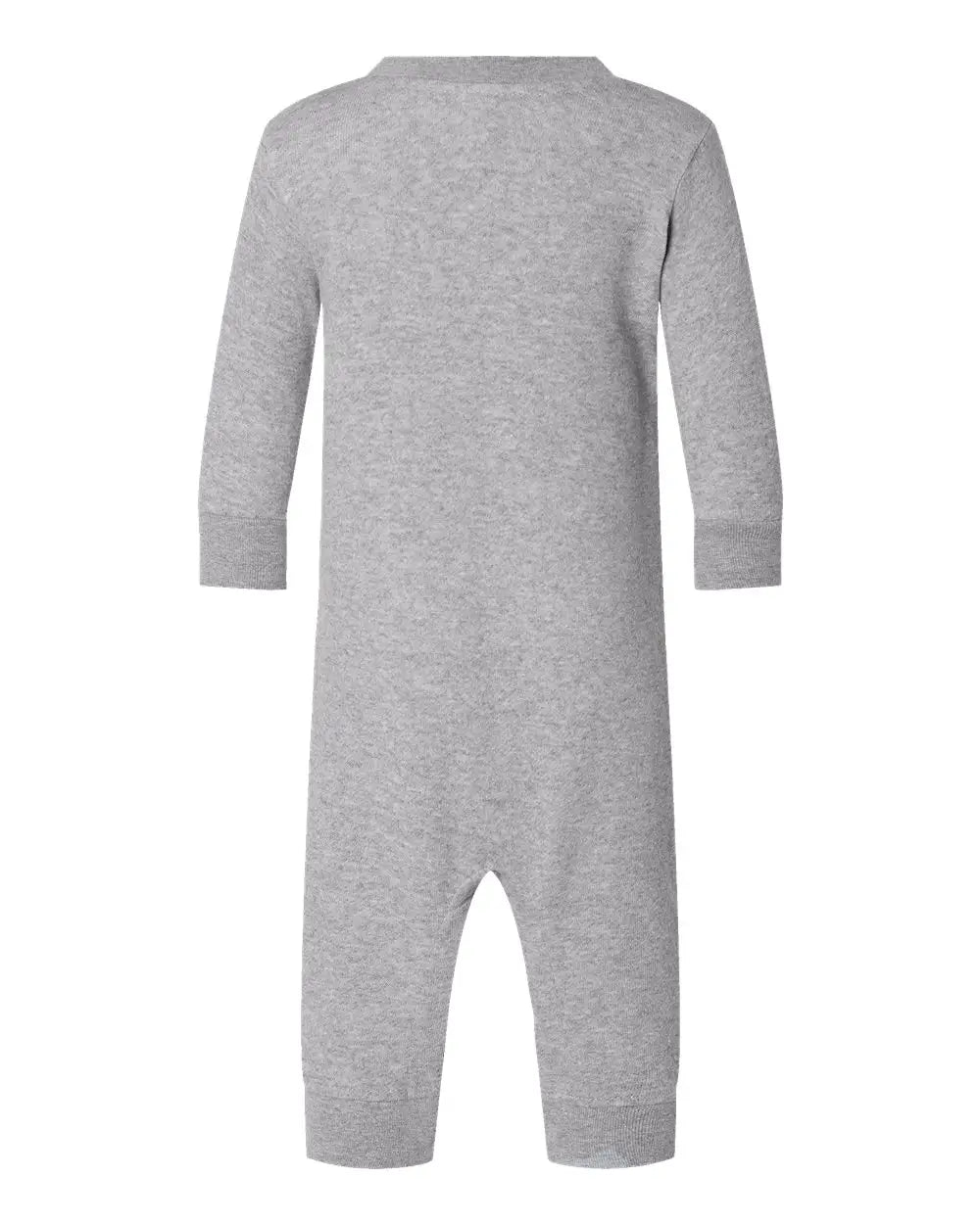 Rabbit Skins 4447 Infant Fleece One-piece - Heather - 6m