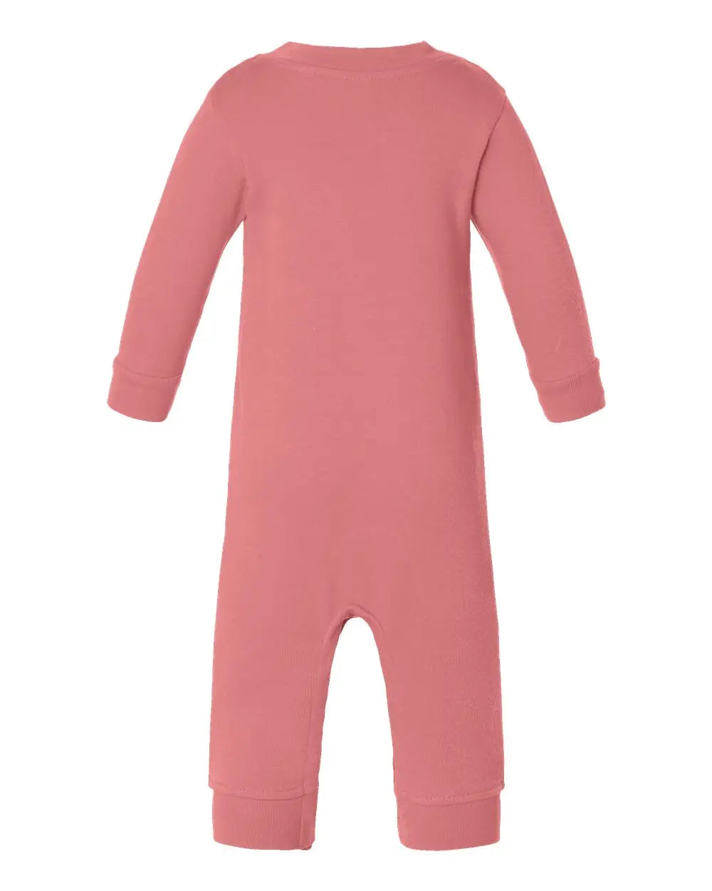 Rabbit Skins 4447 Infant Fleece One-piece - Mauvelous - Cardinal / 06m